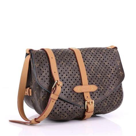 LOUIS VUITTON SC Flore Saumur Black 